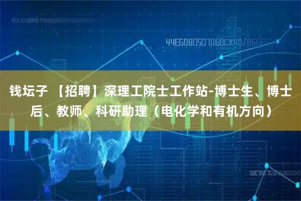 钱坛子 【招聘】深理工院士工作站-博士生、博士后、教师、科研助理（电化学和有机方向）